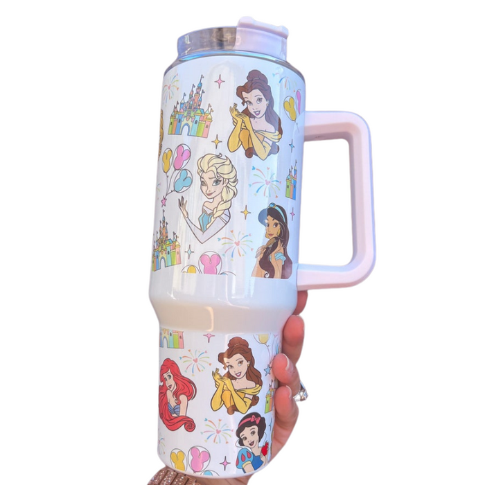 Magic Park Princess 40 oz Kawaii Travel Tumbler