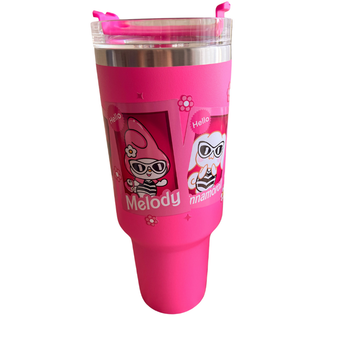 Kitty Delight Wonderland 40 oz Travel Tumbler Mug