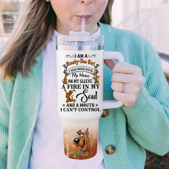 Custom Name A Scooby Doo Printed Tumbler