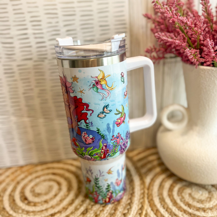 Mermaid 40 oz Kawaii Travel Tumbler Mug