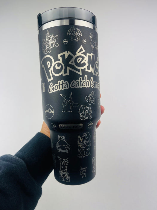 Pokemon 40 Oz Travel Tumbler With Handle