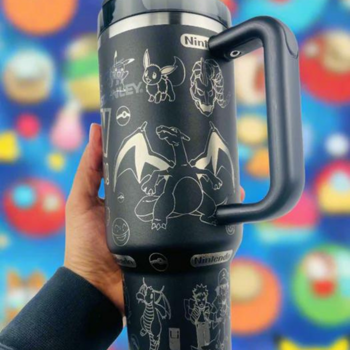 Pokemon 40 Oz Travel Tumbler With Handle