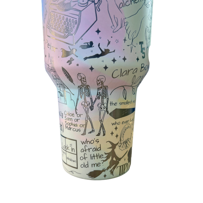 Swiftie Tortured Poets Department Inspired Stainless Steel Tumbler