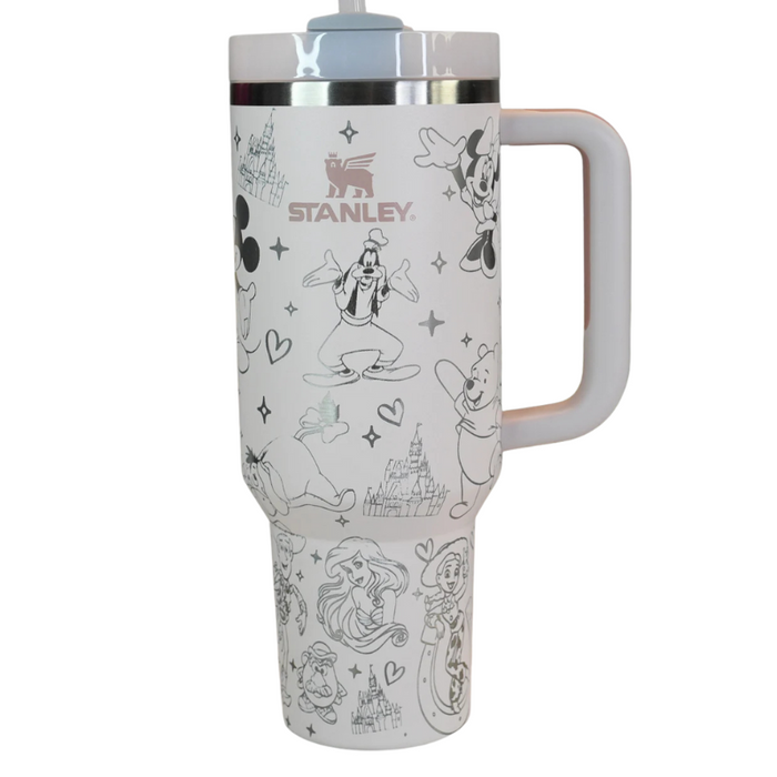 Cartoon Character Design Magic Park 40 oz Travel Tumbler Mug