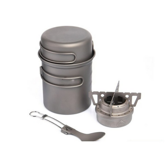 Camping Cookware Set With Stove