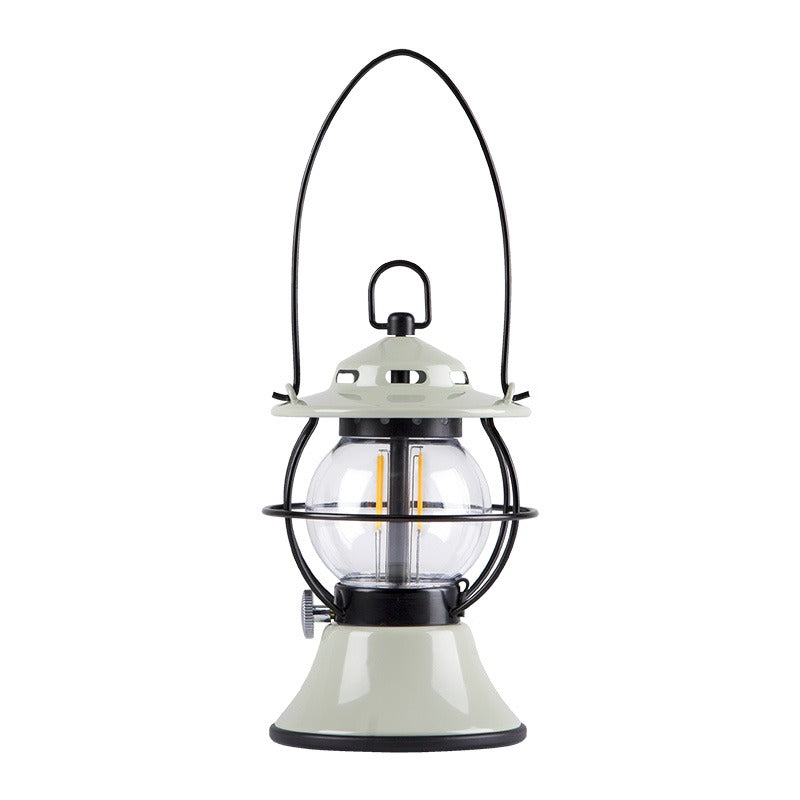 LED Retro Outdoor Camping Lantern Rechargeable Tent Light