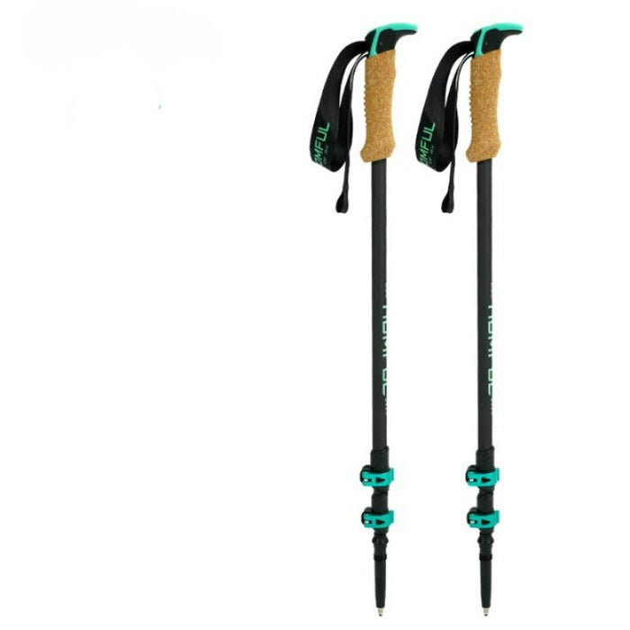 Carbon Fiber External Quick Lock Trekking Poles