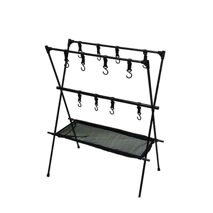 Folding Portable Camping Hanging Rack Tripod Hanger With Hook