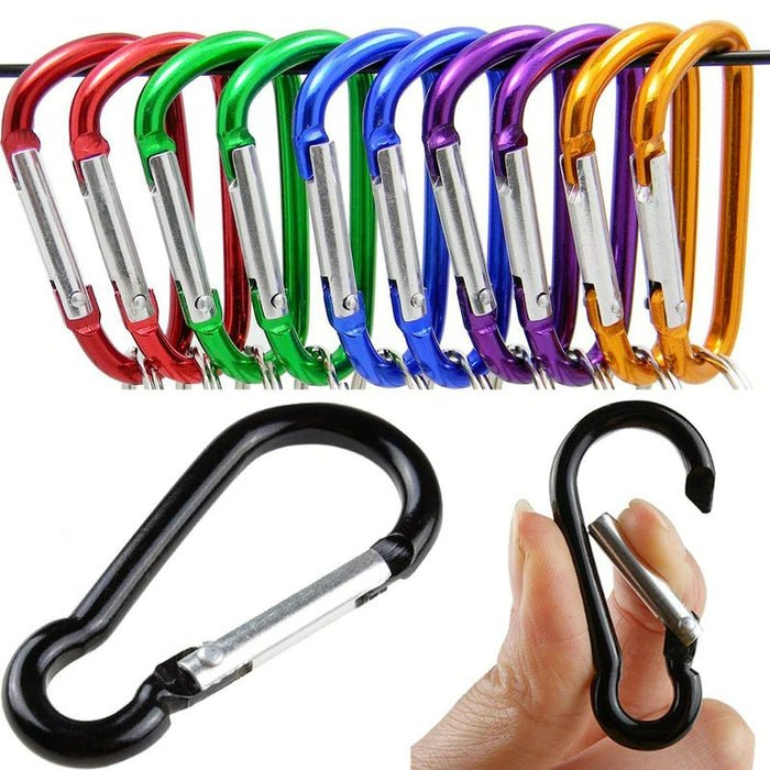 Aluminum Alloy D-Ring Buckle Spring Carabiners