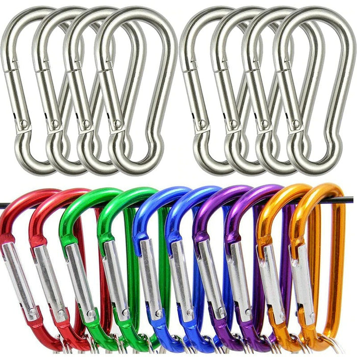 Aluminum Alloy D-Ring Buckle Spring Carabiners