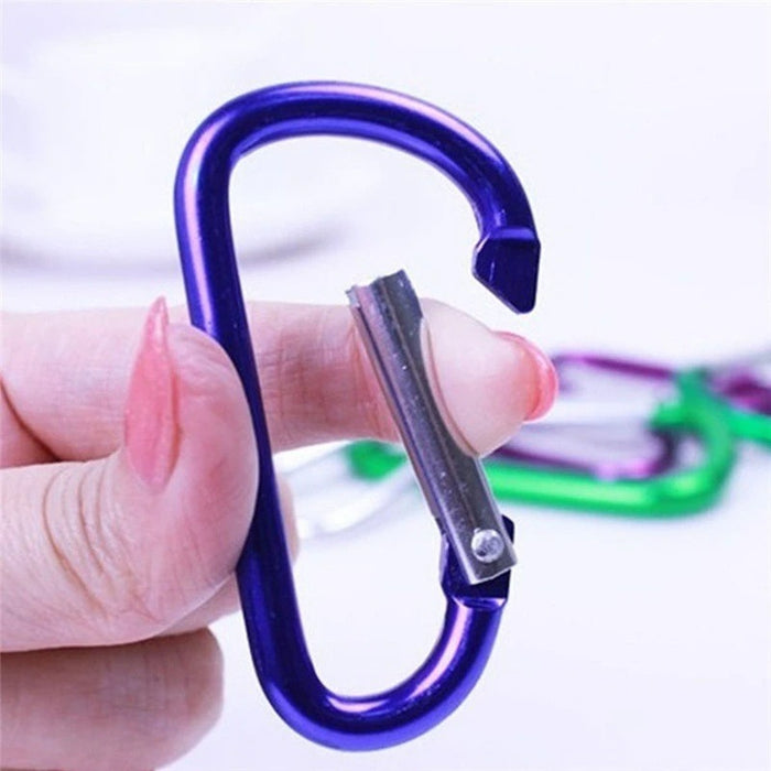 Aluminum Alloy D-Ring Buckle Spring Carabiners