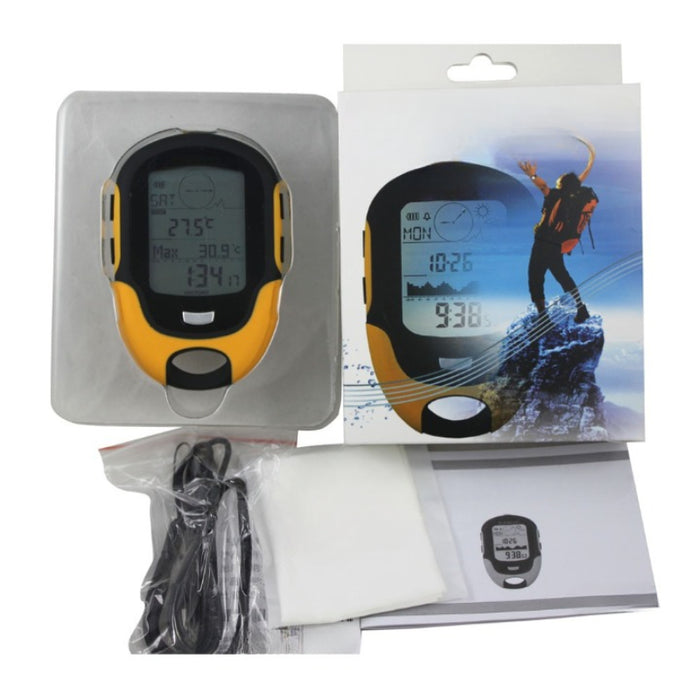 GPS Navigation Receiver Portable Digital Altimeter Barometer Compass