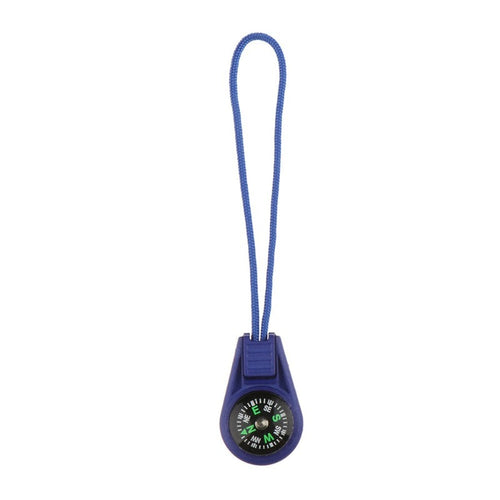 2Pcs Zipper Tail Rope Pocket Compasses