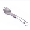 Titanium Spoon Fork Knife Folding Cutlery