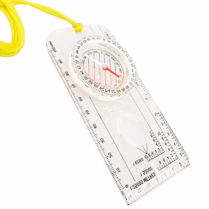 Drawing Scale Compass Folding Map Ruler