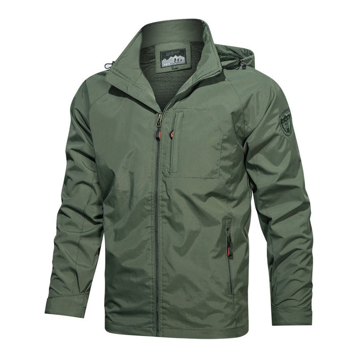 Men Waterproof Camping Military Jacket