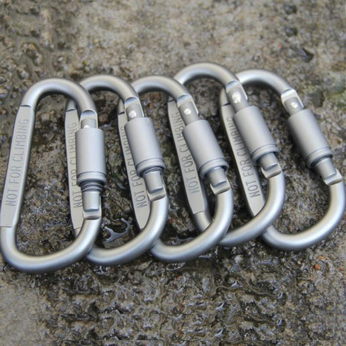 6 Pcs Carabiner Travel Kit Camping Equipment