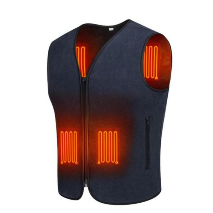 Winter USB Heated Vest 3-speed Adjustable Jacket