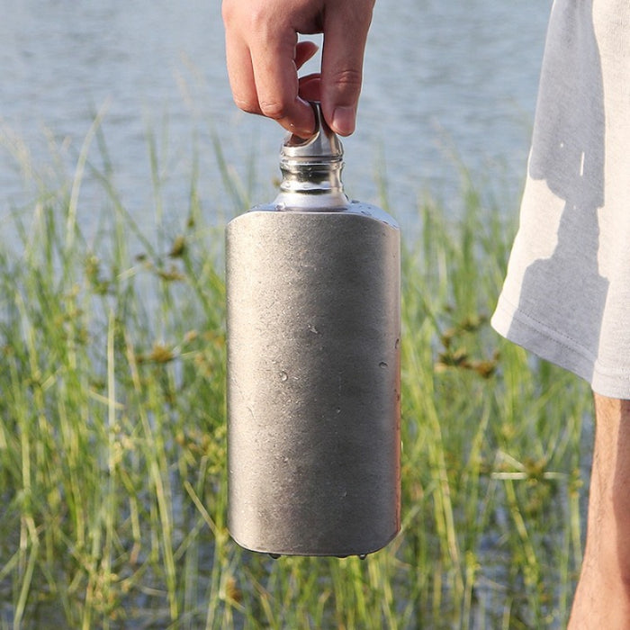 Titanium Water Wine Coffee Tea Bottle Flask