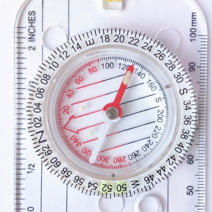 Drawing Scale Compass Folding Map Ruler