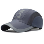 Quick Drying Thin Breathable Baseball Cap With Net