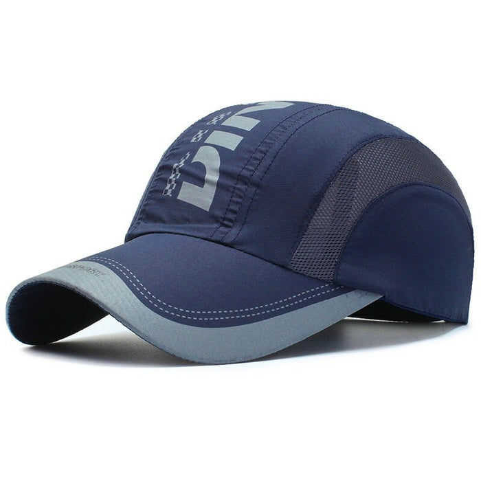 Quick Drying Thin Breathable Baseball Cap With Net