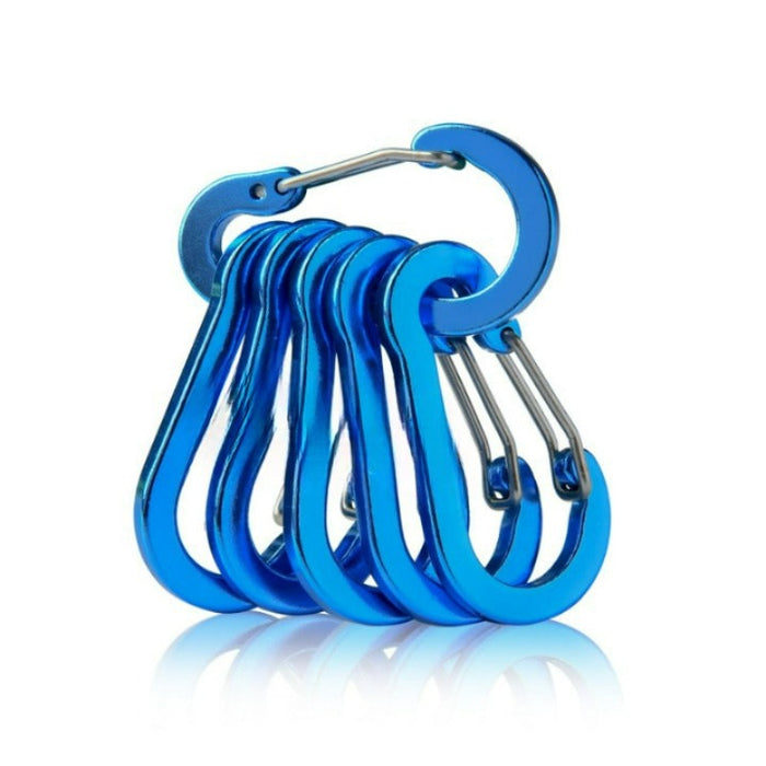 Small Steel Carabiner Clips For Camping And Fishing