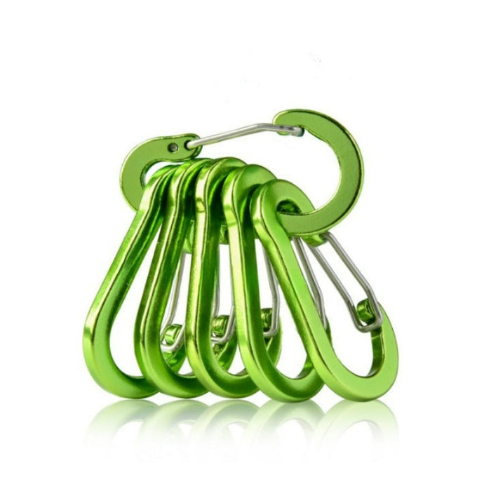 Small Steel Carabiner Clips For Camping And Fishing