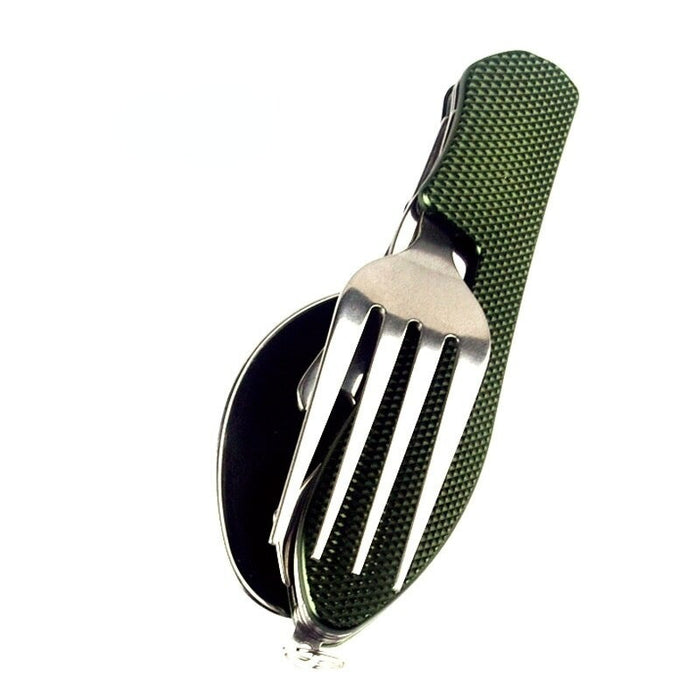 4 In 1 Folding Spoon Outdoor Tableware Set