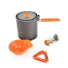 Camping Cookware Set With Gas Burner