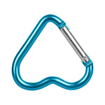 Heart-Shaped Aluminium Key Chain Clip