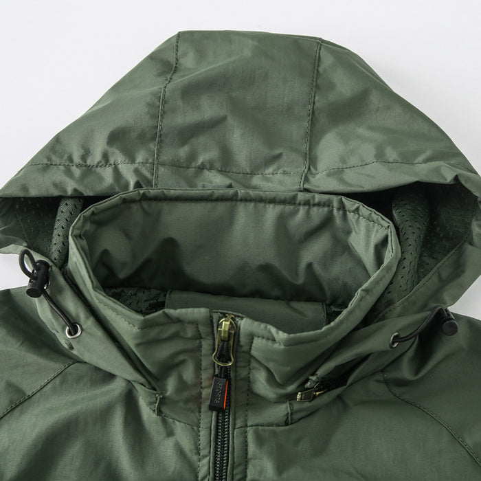 Men Waterproof Camping Military Jacket