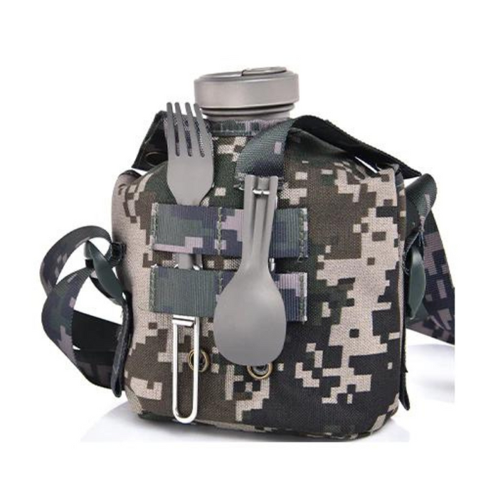 Titanium Camping Set And Kitchen Equipment