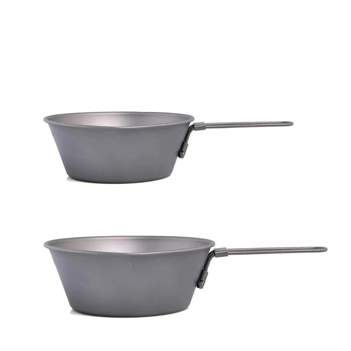 Titanium Camping Cooking Pot Set