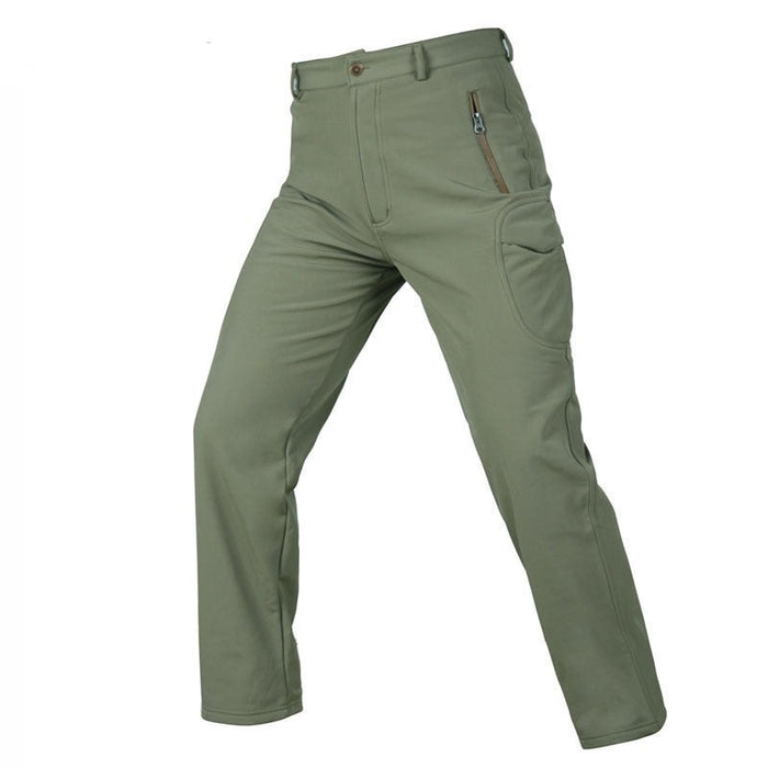 Outdoor Winter Fleece Waterproof Hiking Pants