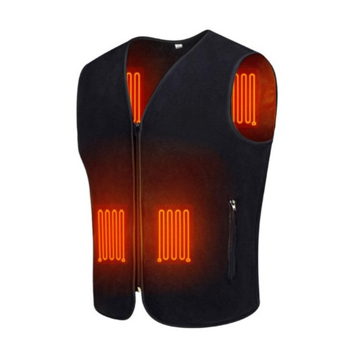 Winter USB Heated Vest 3-speed Adjustable Jacket