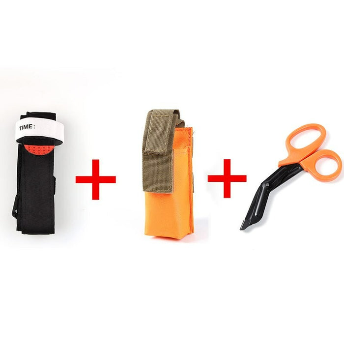 Tactical Survival Kit With Tourniquet And Scissors