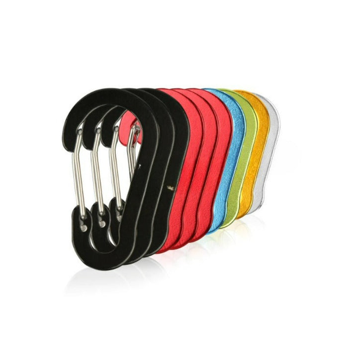 Small Steel Carabiner Clips For Camping And Fishing