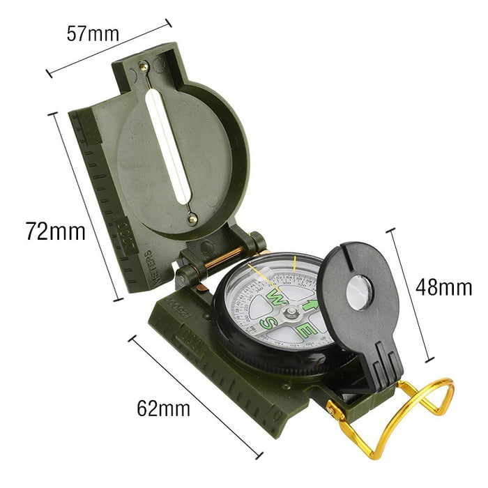 Folding Len Camping Portable Compass