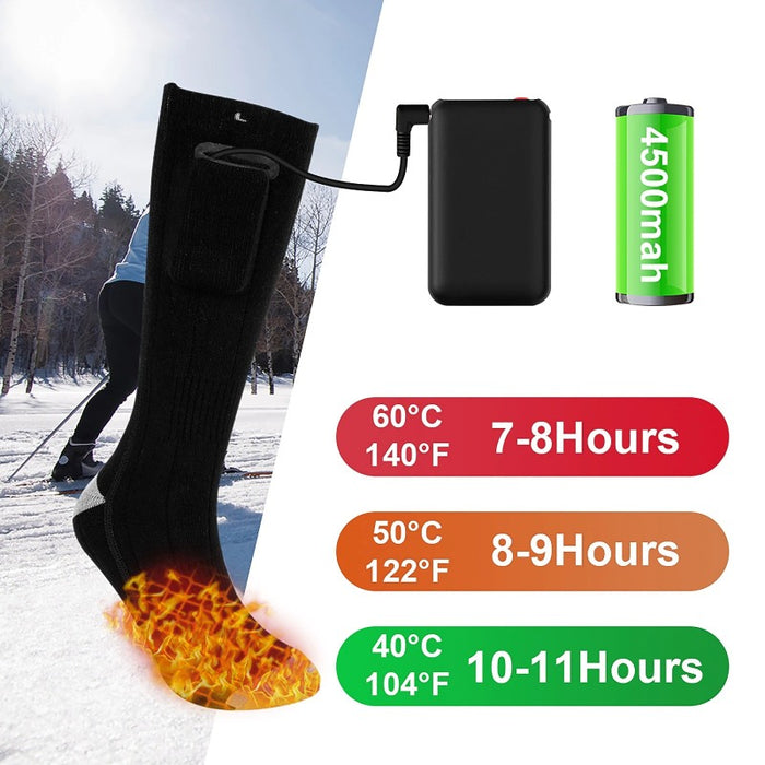 3 Modes Comfortable Water Resistant Electric Warm Socks