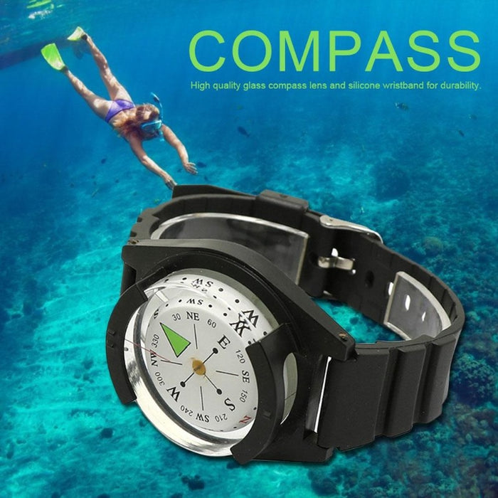 Waterproof Wrist Compass For Outdoor Hiking Camping