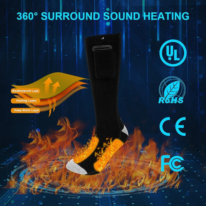 3 Modes Comfortable Water Resistant Electric Warm Socks