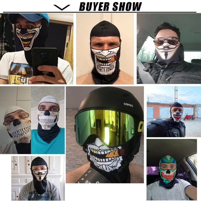 Cycling Breathable Winter Cap Camping Face Mask