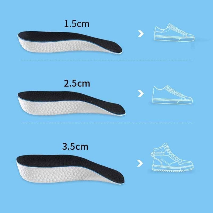 Breathable Half Insole Heighten Heel Inserts