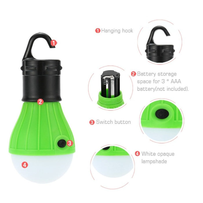 Mini Portable Lantern Emergency Tent Light Bulb