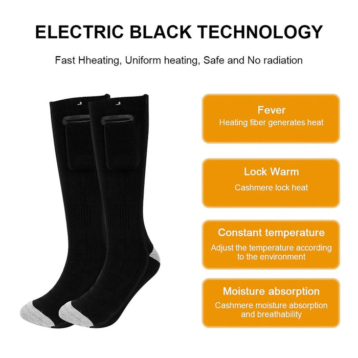 3 Modes Comfortable Water Resistant Electric Warm Socks