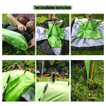 4-5 Persons Quick Setup Large Family Camping Tent