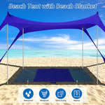 10x10ft Family Beach Sunshade Tent