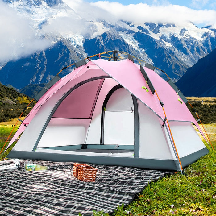 4-5 Persons Quick Setup Large Family Camping Tent