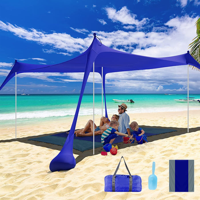 10x10ft Family Beach Sunshade Tent